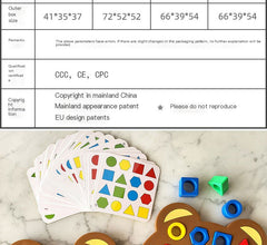Puzzle Bear - Montessori Shape Matching Game