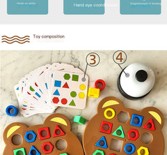 Puzzle Bear - Montessori Shape Matching Game