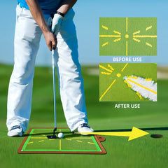 Precision Golf Swing Trainer Mat