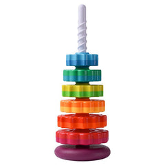 Cognitive Rainbow Tower Toy