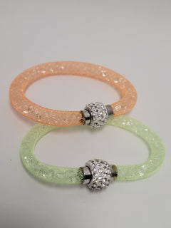 Be Stylin' in these Unique Magnetic Tube Bracelets - 100's of Crystals!
