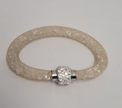 Be Stylin' in these Unique Magnetic Tube Bracelets - 100's of Crystals!