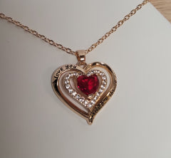 Beautiful Red Rose Jewelry Box Gift Set
