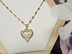 Emeraude LOVE Necklace