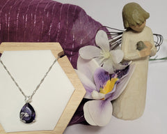 ❤️ “Grape Fizz” Tear Drop Necklace