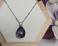 ❤️ “Grape Fizz” Tear Drop Necklace