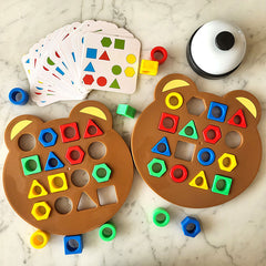 Puzzle Bear - Montessori Shape Matching Game