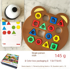 Puzzle Bear - Montessori Shape Matching Game