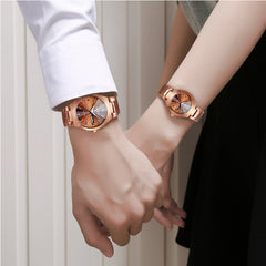 Women's and Men's Waterproof Quartz Watch Set (Couple)