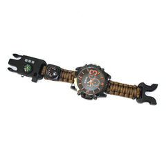 HE WILL LOVE THIS!!  Outdoor Paracord Watch with Compass