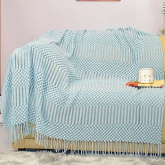 Nordic Knit Sofa Blanket