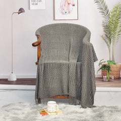 Nordic Knit Sofa Blanket