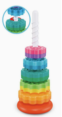 Cognitive Rainbow Tower Toy
