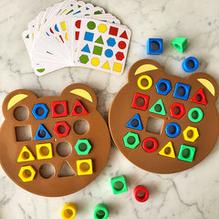 Puzzle Bear - Montessori Shape Matching Game