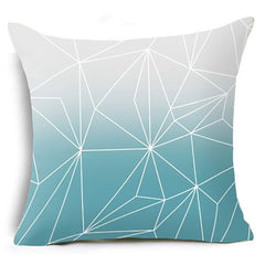 Pastel Geometry Accent Pillow Cover