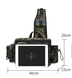 🎣 Outdoor Sports Multifunctional Fishing Bag – Built for Adventure, Designed for Style