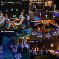 Celebration LED Solar Ground Fireworks Lanterns