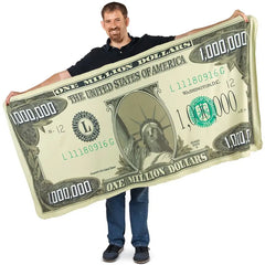 Dollar Print Throw Blanket