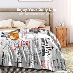Cozy Cartoon Flannel Blanket
