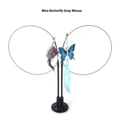 Funky Feather Frenzy Cat Toy – Suction Cup Interactive Play Teaser