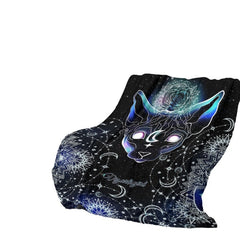 Cat Lovers Fleece Throw Blanket – Soft & Cozy Gift for Cat Moms