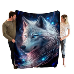 Colorful Theme Fleece Blanket