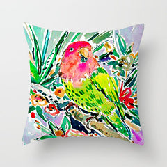 Graffiti Flower Print Accent Pillows