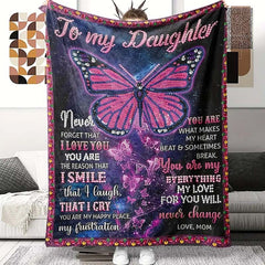 Personalized Flannel Throw Blanket