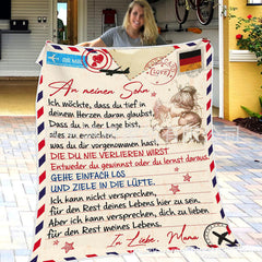 Personalized Flannel Throw Blanket