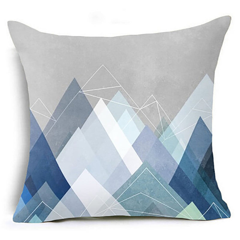 Pastel Geometry Accent Pillow Cover