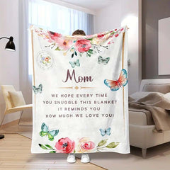 Personalized Flannel Throw Blanket