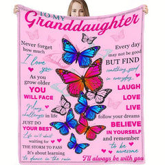 Personalized Flannel Throw Blanket