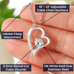 The Bond Between Your Bestie and you... is Forever!  The Forever Love Necklace will let her know!