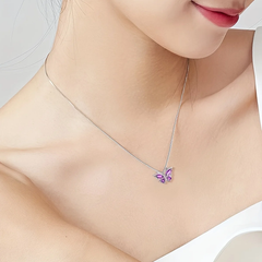 Beautiful Purple Butterfly Gift Set