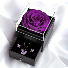 Beautiful Purple Butterfly Gift Set