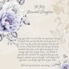 Beautiful Purple Butterfly Gift Set