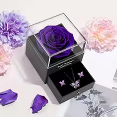Beautiful Purple Butterfly Gift Set