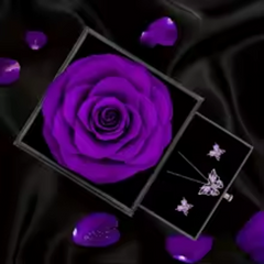 Beautiful Purple Butterfly Gift Set
