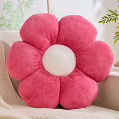 Flower Power Daisy Throw Pillow