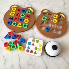 Puzzle Bear - Montessori Shape Matching Game