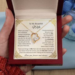 This Made Her Cry!  This is the Forever Love Necklace