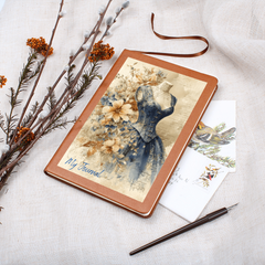 Vintage Memory Keeper Journal – Beautiful Vegan Leather Gift for Her