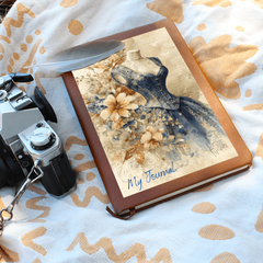 Vintage Memory Keeper Journal – Beautiful Vegan Leather Gift for Her