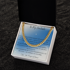 He is your Soulmate - The Cuban Necklace - The Perfect Confirmation Of Your Love