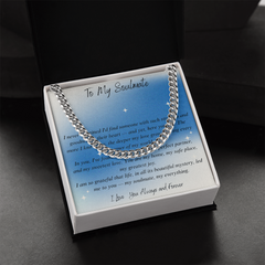 He is your Soulmate - The Cuban Necklace - The Perfect Confirmation Of Your Love