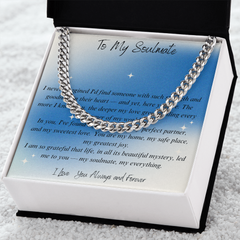 He is your Soulmate - The Cuban Necklace - The Perfect Confirmation Of Your Love