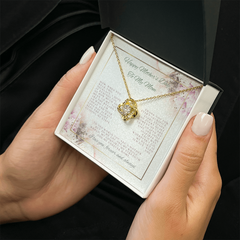 She's not just your Mom... She is like your best friend!  The Love Knot Necklace is PERFECT!