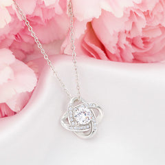 She's not just your Mom... She is like your best friend!  The Love Knot Necklace is PERFECT!