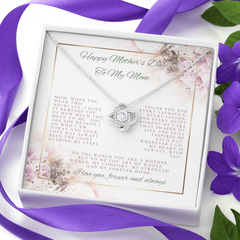 She's not just your Mom... She is like your best friend!  The Love Knot Necklace is PERFECT!