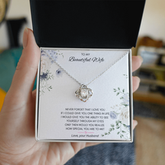 Ties That Bind the Heart - Love Knot Necklace